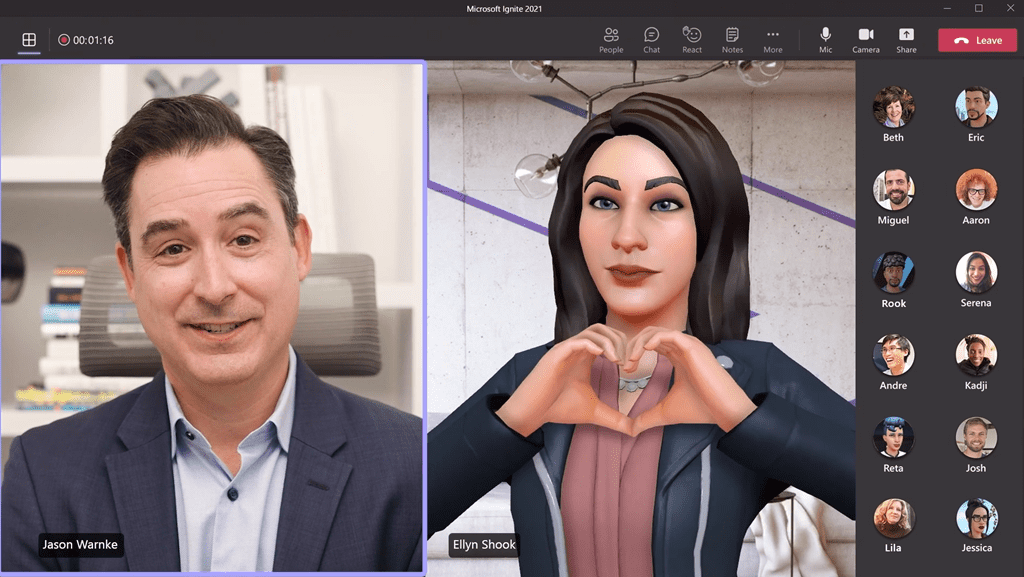 Satya Nadella Ignite 2021: Mesh for Microsoft Teams